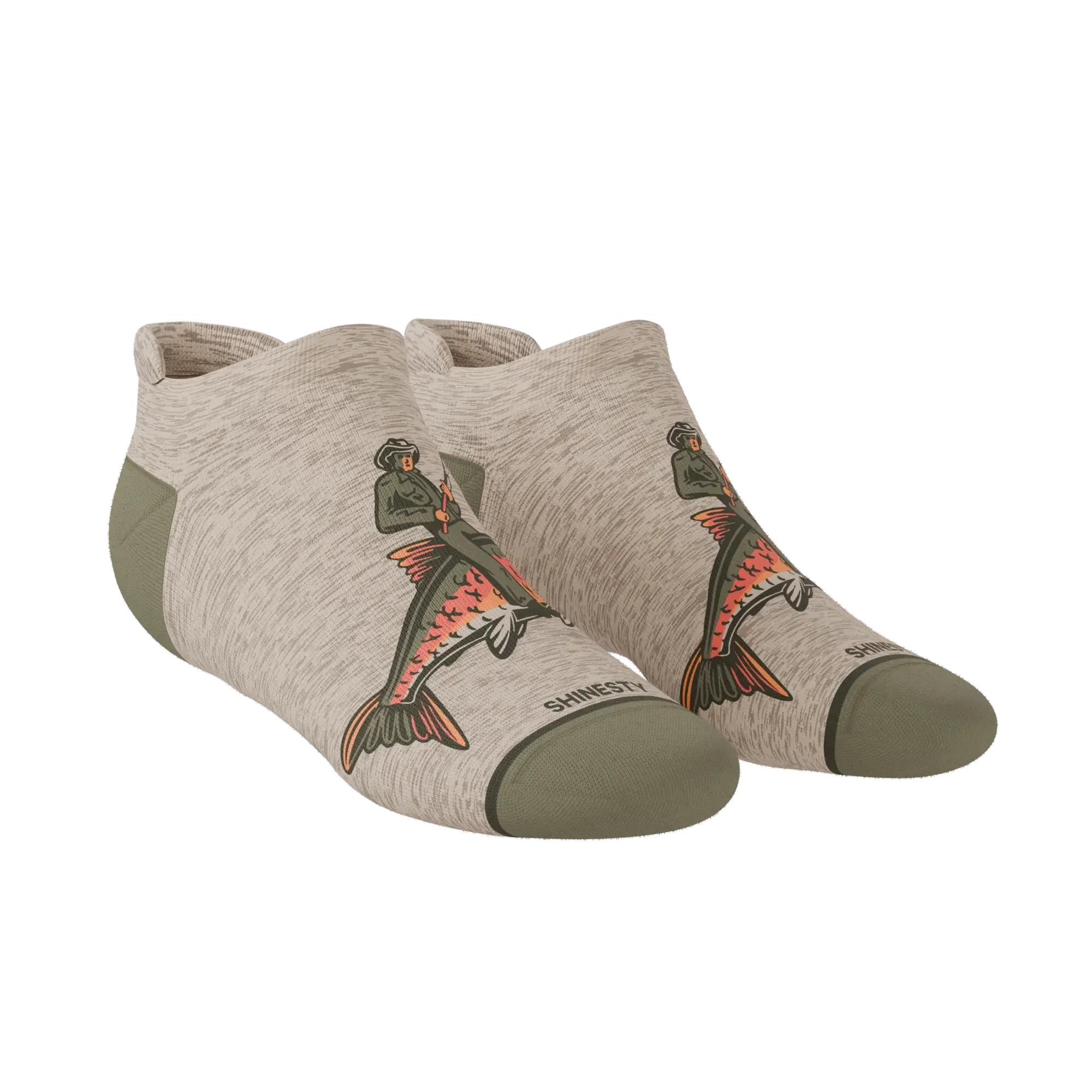 The Rowdy Angler | Fish Cowboy Heel Hammock™ Ankle Socks - Shinesty - Flyclothing LLC