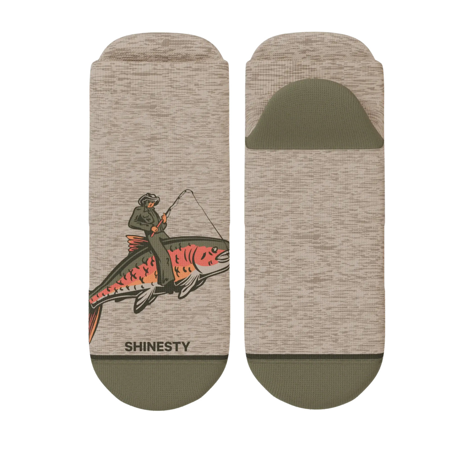The Rowdy Angler | Fish Cowboy Heel Hammock™ Ankle Socks - Shinesty - Flyclothing LLC