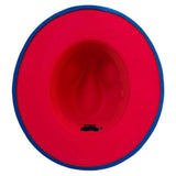 Belt Band Pointed Fedora Hat - Madeline Love - Flyclothing LLC