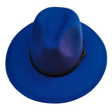 Belt Band Pointed Fedora Hat - Madeline Love - Flyclothing LLC