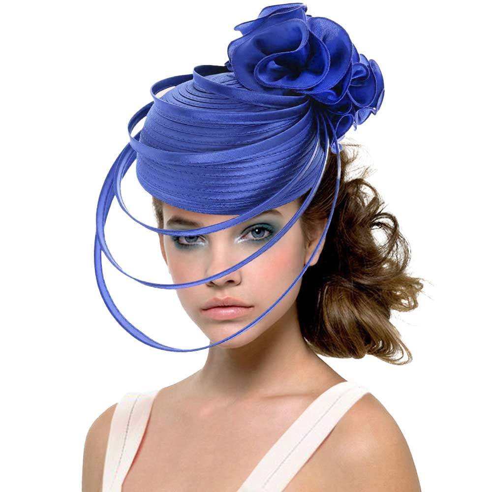 Fabric Pointed Elastic String Dressy Hat - Madeline Love - Flyclothing LLC