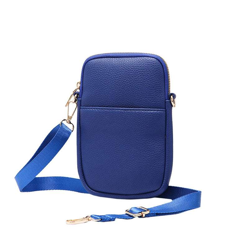 Faux Leather Rectangle Crossbody Bag - Madeline Love - Flyclothing LLC