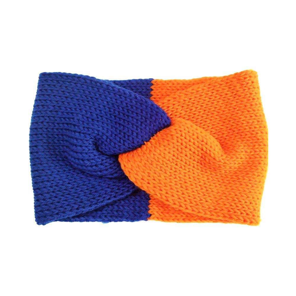 Game Day Two Tone Knit Earmuff Headband - Madeline Love - Flyclothing LLC