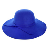 Ribbon Band Pointed Solid Panama Hat - Madeline Love - Flyclothing LLC
