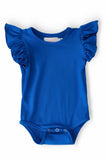 Royal Blue S/S Flutter Bodysuit - Mila & Rose ® - Flyclothing LLC