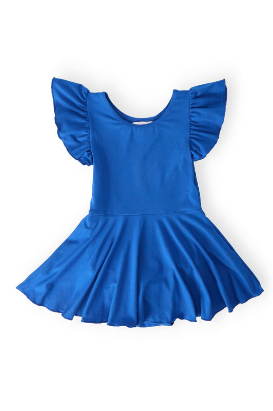 Royal Blue S/S Twirl Leotard - Mila & Rose ® - Flyclothing LLC
