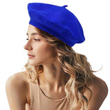 Solid Beret Hat - Madeline Love - Flyclothing LLC