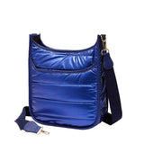 Solid Quilted Shiny Puffer Crossbody Bag - Madeline Love - Flyclothing LLC