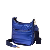 Solid Quilted Shiny Puffer Mini Crossbody Bag - Madeline Love - Flyclothing LLC