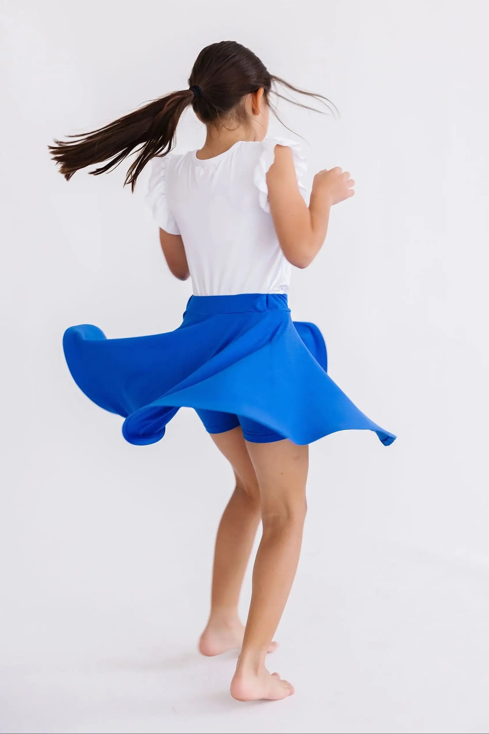 Royal Blue Twirl Skort - Mila & Rose ® - Flyclothing LLC