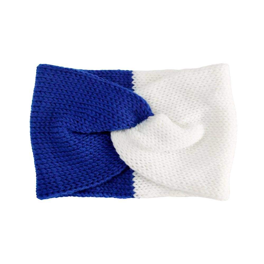 Game Day Two Tone Knit Earmuff Headband - Madeline Love - Flyclothing LLC