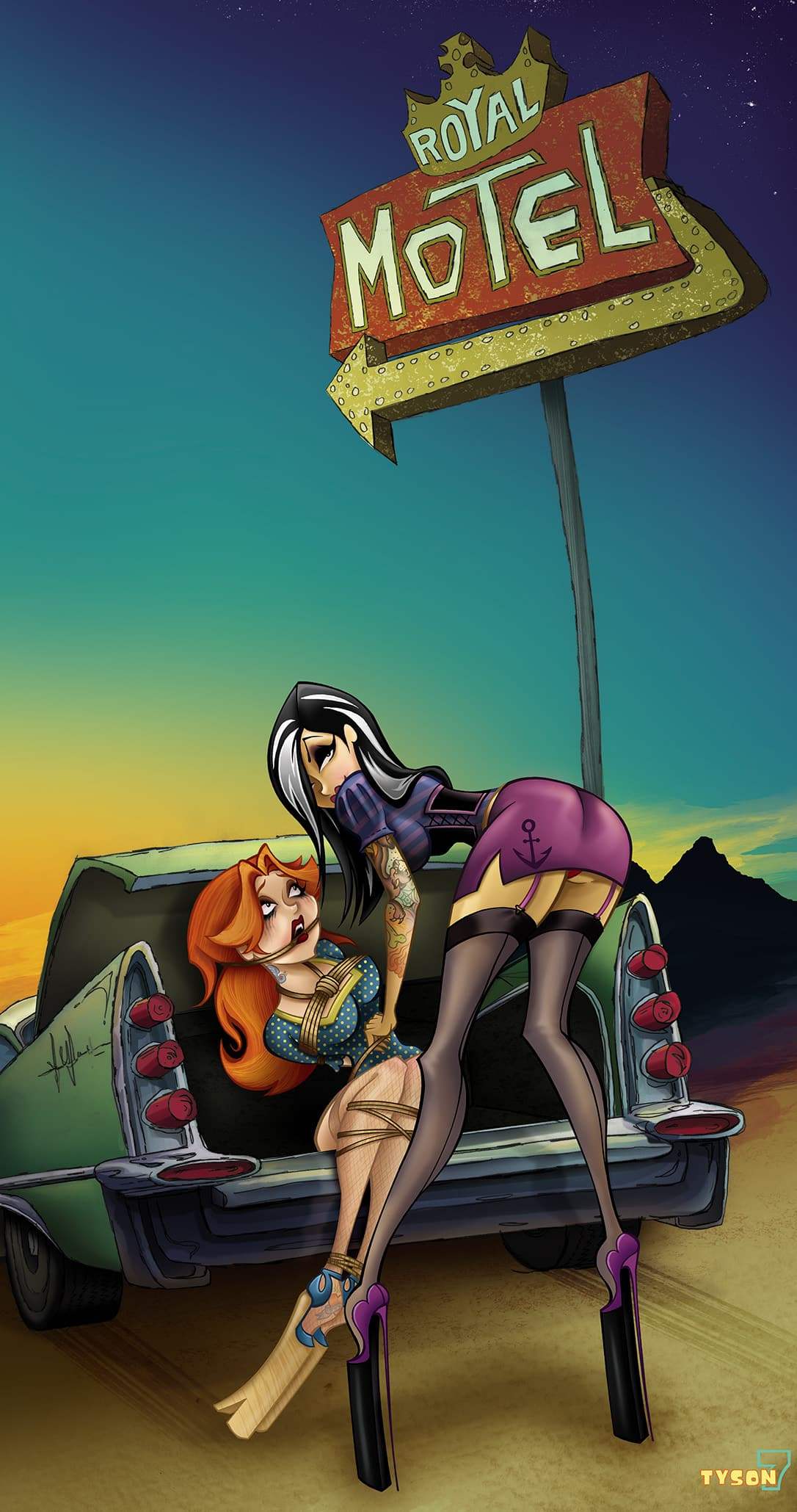 Black Market Art Company Royal Treatment Print - Black Market Art Company - Flyclothing LLC