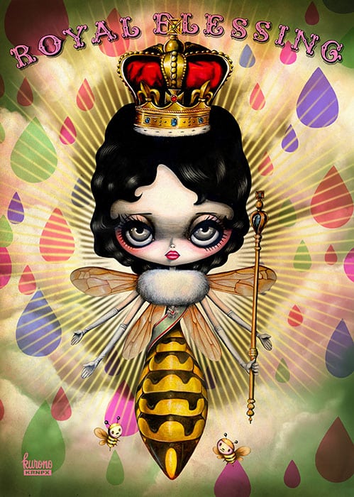 Black Market Art Company Royal Blessing Print