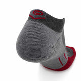 3 Pack Ruby - Run Ankle Midweight Merino Wool Sock - GRIP6 - Flyclothing LLC
