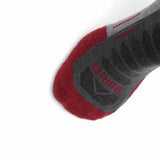 3 Pack Ruby - Run Ankle Midweight Merino Wool Sock - GRIP6 - Flyclothing LLC