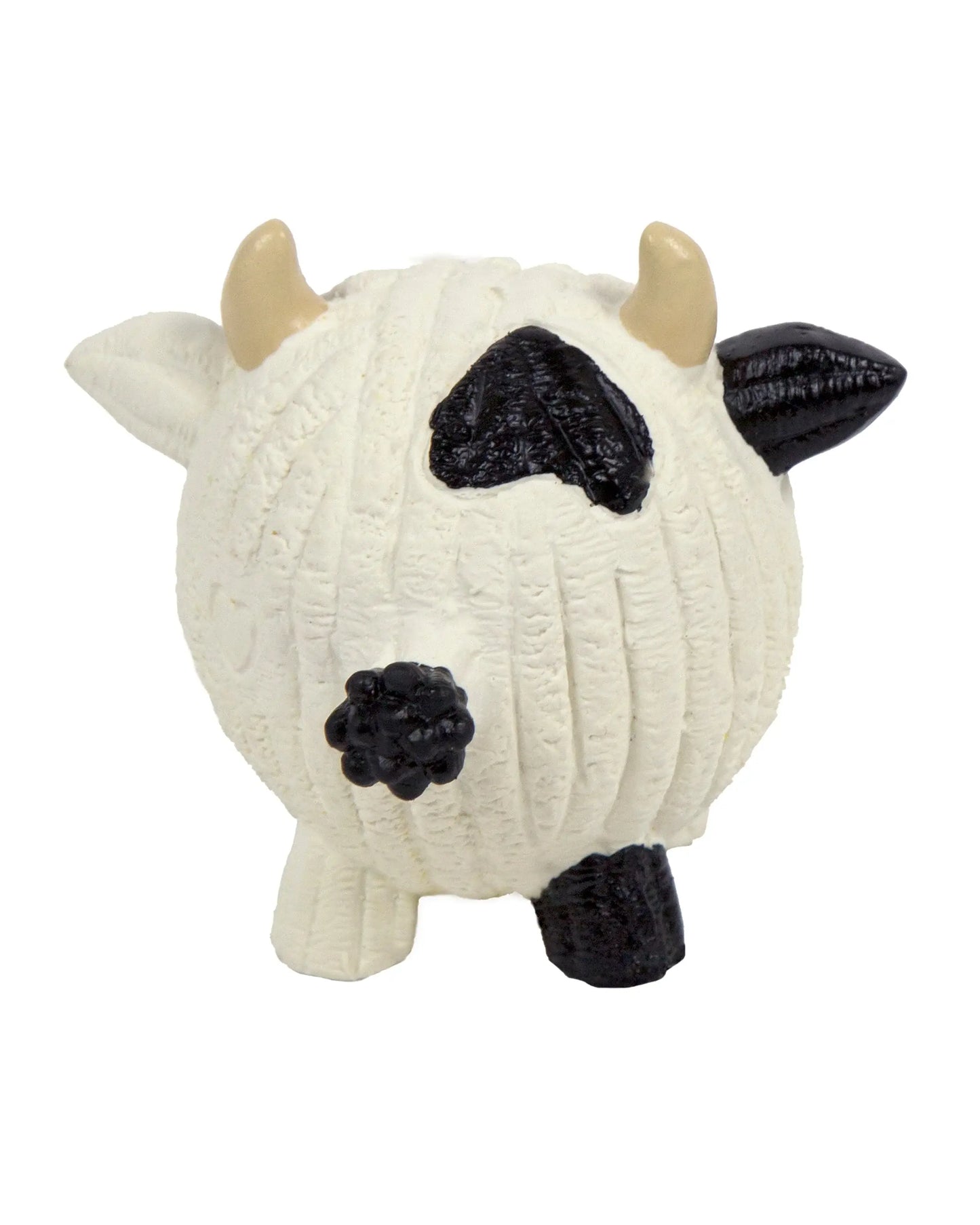 Dottie Cow Ruff-Tex® Latex Ball Dog Toy, Large - HuggleHounds - Flyclothing LLC