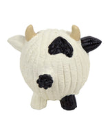 Dottie Cow Ruff-Tex® Latex Ball Dog Toy, Large - HuggleHounds - Flyclothing LLC
