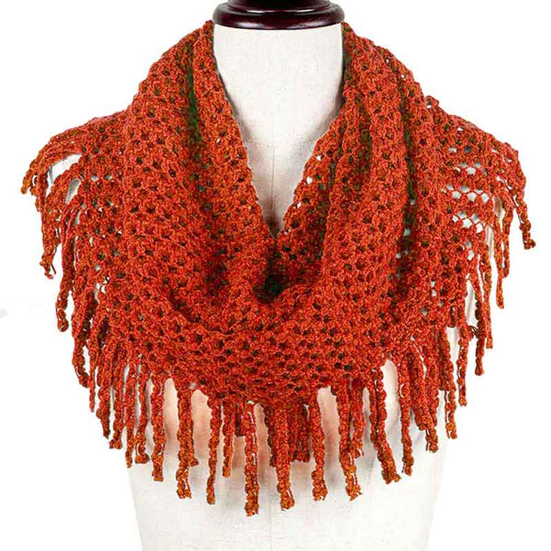 Mini Tube Fringe Scarf - Madeline Love - Flyclothing LLC
