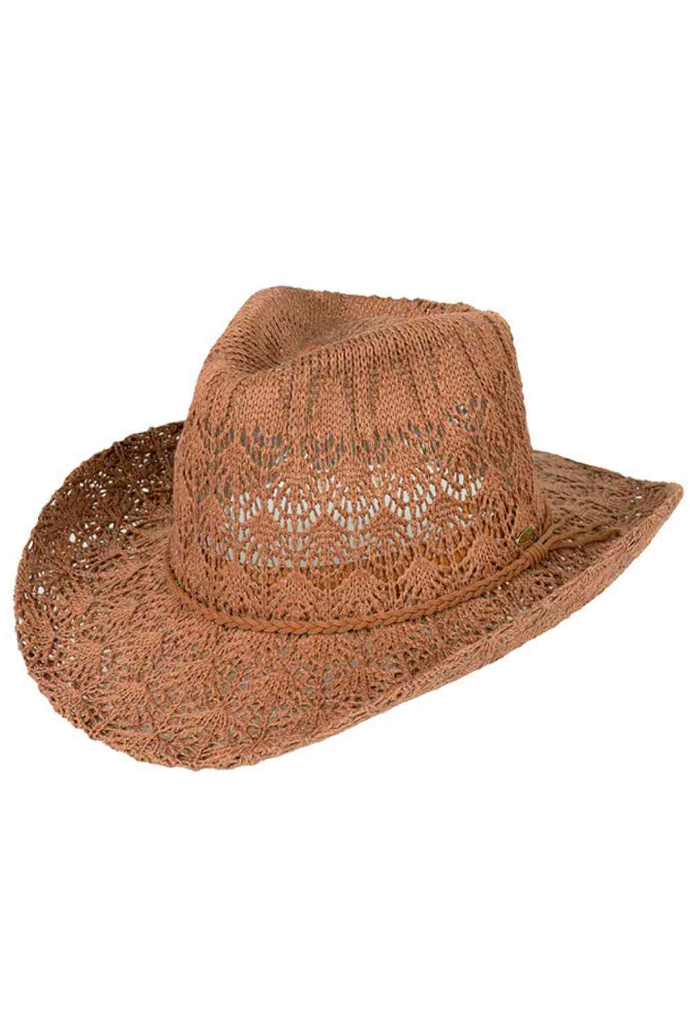 C.C Women's Horseshoe Lace Knitting Cowboy Hat - Madeline Love - Flyclothing LLC