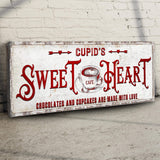 Rustic Cupid's Sweetheart Vintage Sign - Tailored Canvases - Flyclothing LLC