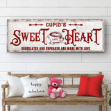 Rustic Cupid's Sweetheart Vintage Sign - Tailored Canvases - Flyclothing LLC