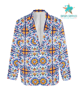 Baha Ranch Blues Talavera Women's Blazer - Baha Ranch Western Wear - Flyclothing LLC