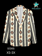 Baha Ranch Colores de Mexico Southwest Aztec Blazer