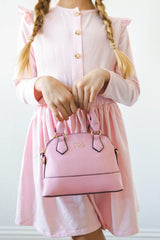 Bubblegum Pink Girl's Crossbody Purse - Mila & Rose ® - Flyclothing LLC