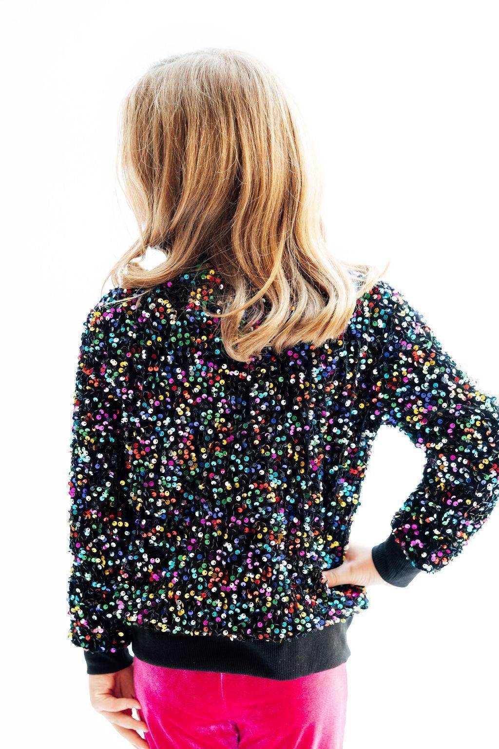 Confetti Velvet Sequin Jacket - Mila & Rose ® - Flyclothing LLC