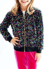 Confetti Velvet Sequin Jacket - Mila & Rose ® - Flyclothing LLC