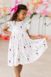 Fairy Princess Flutter Sleeve Twirl Dress - Mila & Rose ® - Flyclothing LLC