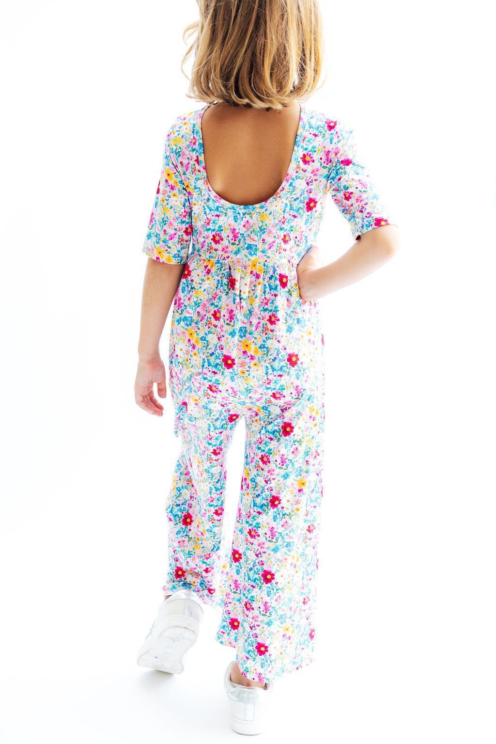 Fluttering Flowers Wide Leg Jumpsuit - Mila & Rose ® - Flyclothing LLC