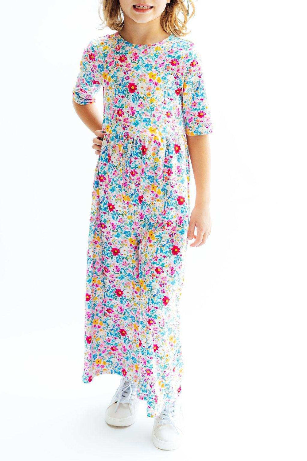 Fluttering Flowers Wide Leg Jumpsuit - Mila & Rose ® - Flyclothing LLC