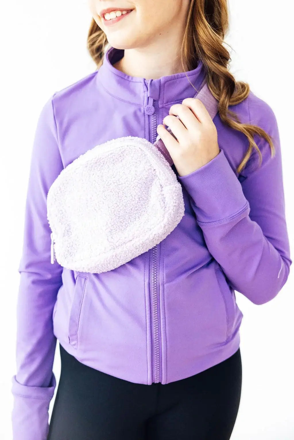 Lavender Fleece Belt Bag - Mila & Rose ® - Flyclothing LLC