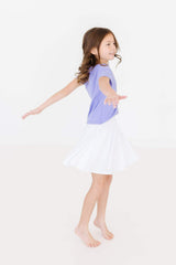 Periwinkle Ruffle Pocket Tee - Mila & Rose ® - Flyclothing LLC