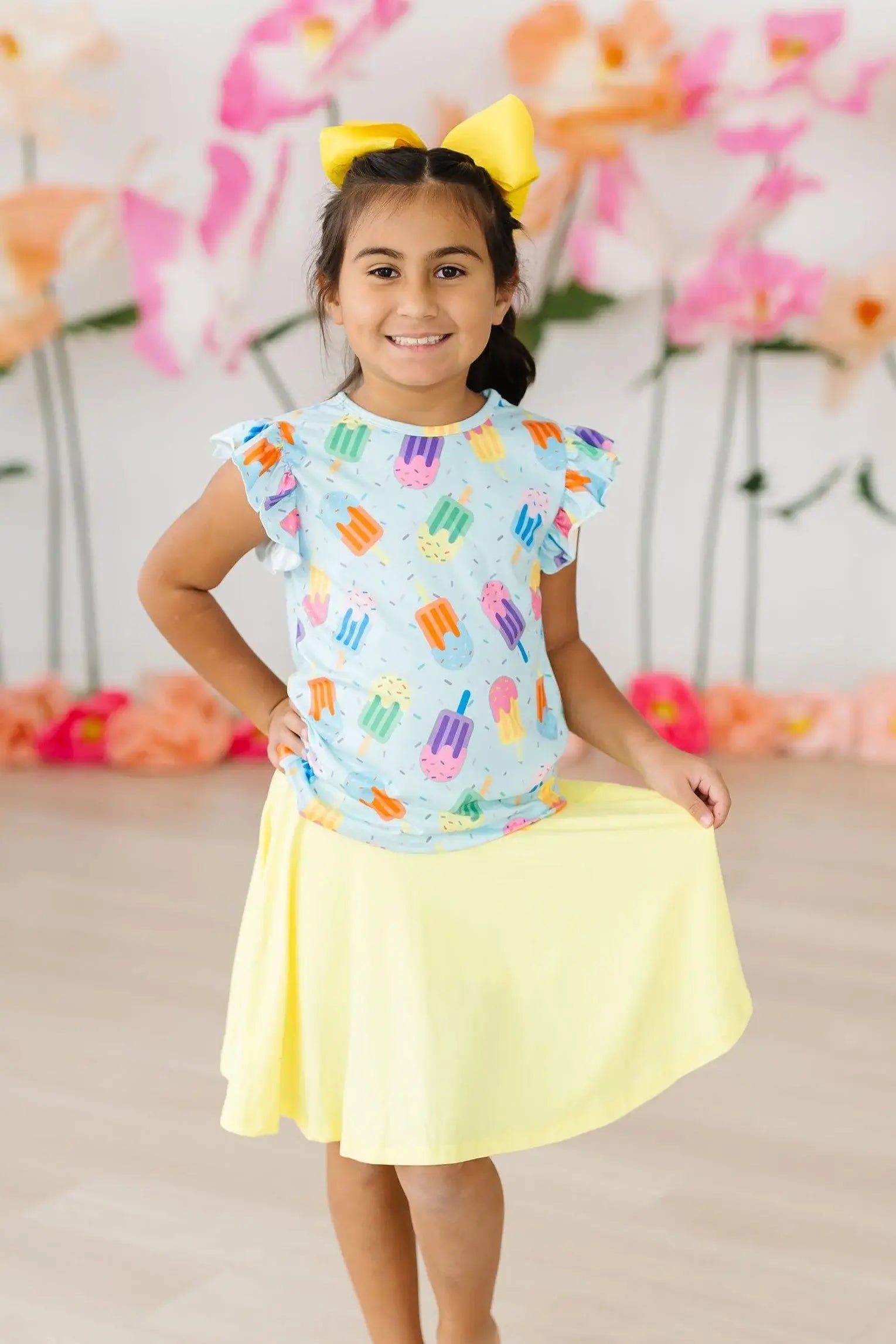 Sweet Treat S/S Ruffle Tee - Mila & Rose ® - Flyclothing LLC