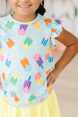 Sweet Treat S/S Ruffle Tee - Mila & Rose ® - Flyclothing LLC