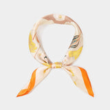 Flower Printed Square Scarf - Madeline Love - Flyclothing LLC