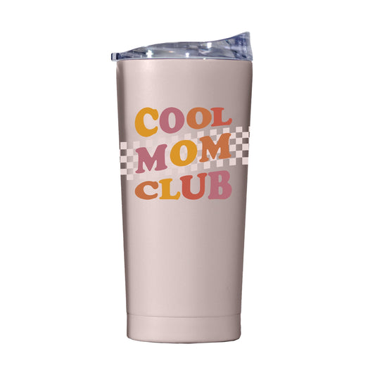 Mothers Day 20oz Cool Mom Club Dusk Powder Coat Tumbler - Logo Brands - Flyclothing LLC