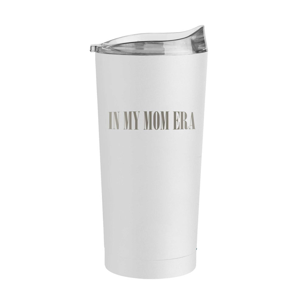 Mothers Day In My Mom Era White 20oz Powder Coat Tumbler - Logo Brands - Flyclothing LLC