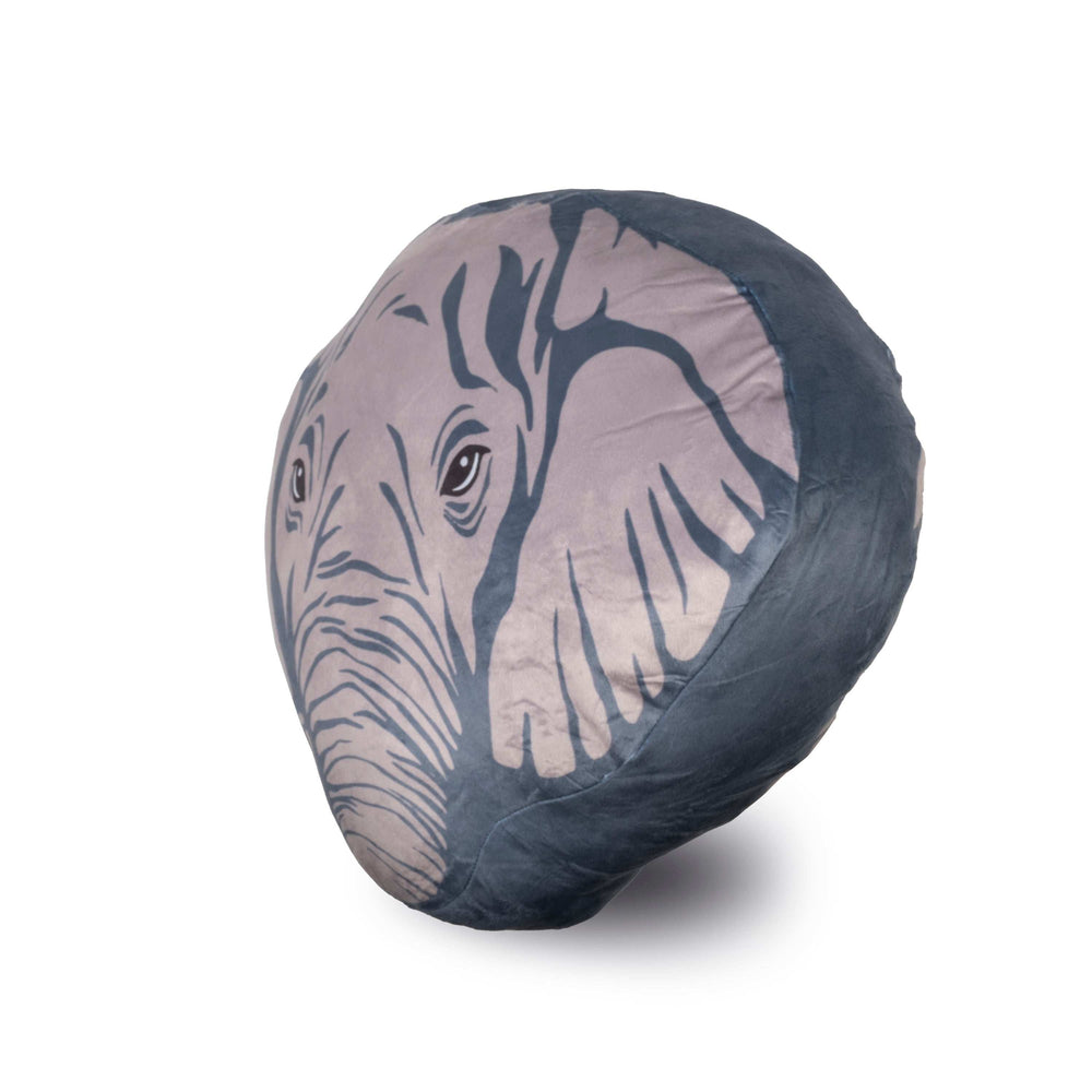 Elephant Puff Pillow - Logo Brands - Flyclothing LLC