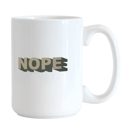 Snarky Mug Nope 15oz Sublimated Mug - Logo Brands - Flyclothing LLC