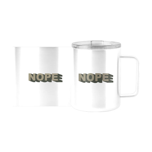 Snarky Mug Nope 15oz Stainless Steel Mug - Logo Brands - Flyclothing LLC