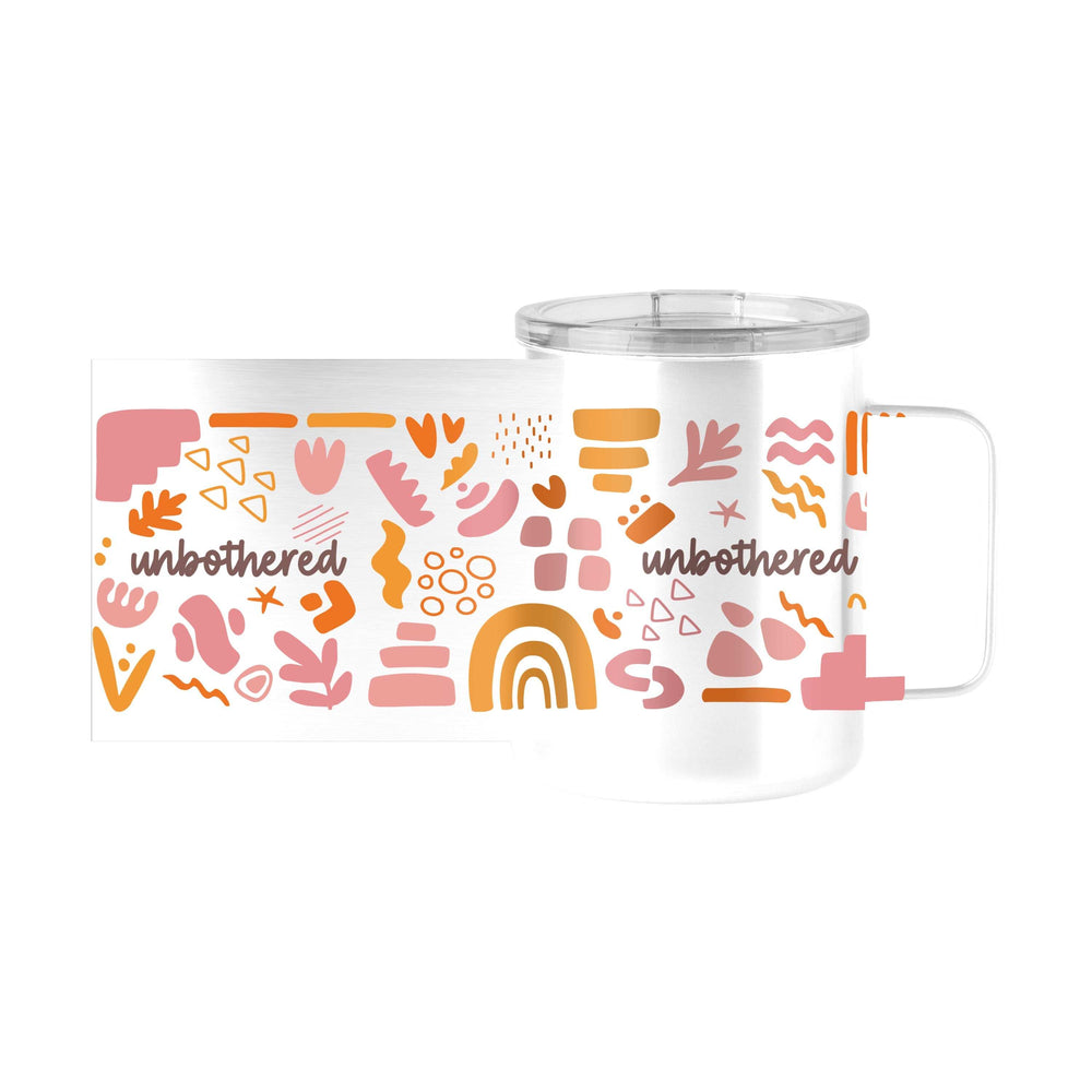 Snarky Mug Unbothered 15oz Stainless Steel Mug - Logo Brands - Flyclothing LLC