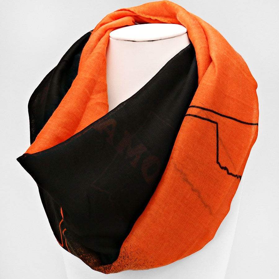 "Oklahoma" Polyester Infinity Scarf - Madeline Love - Flyclothing LLC