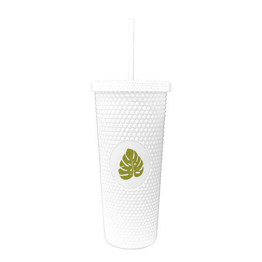 Jungle Collection Jungle Leaves 24oz Studded Tumbler - Logo Brands - Flyclothing LLC