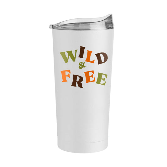 Jungle Collection Wild and Free 20oz Powder Coat Tumbler - Logo Brands - Flyclothing LLC
