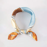 Pop Art Horse and Leopard Printed Square Silky Satin Bandana Scarf - Madeline Love - Flyclothing LLC