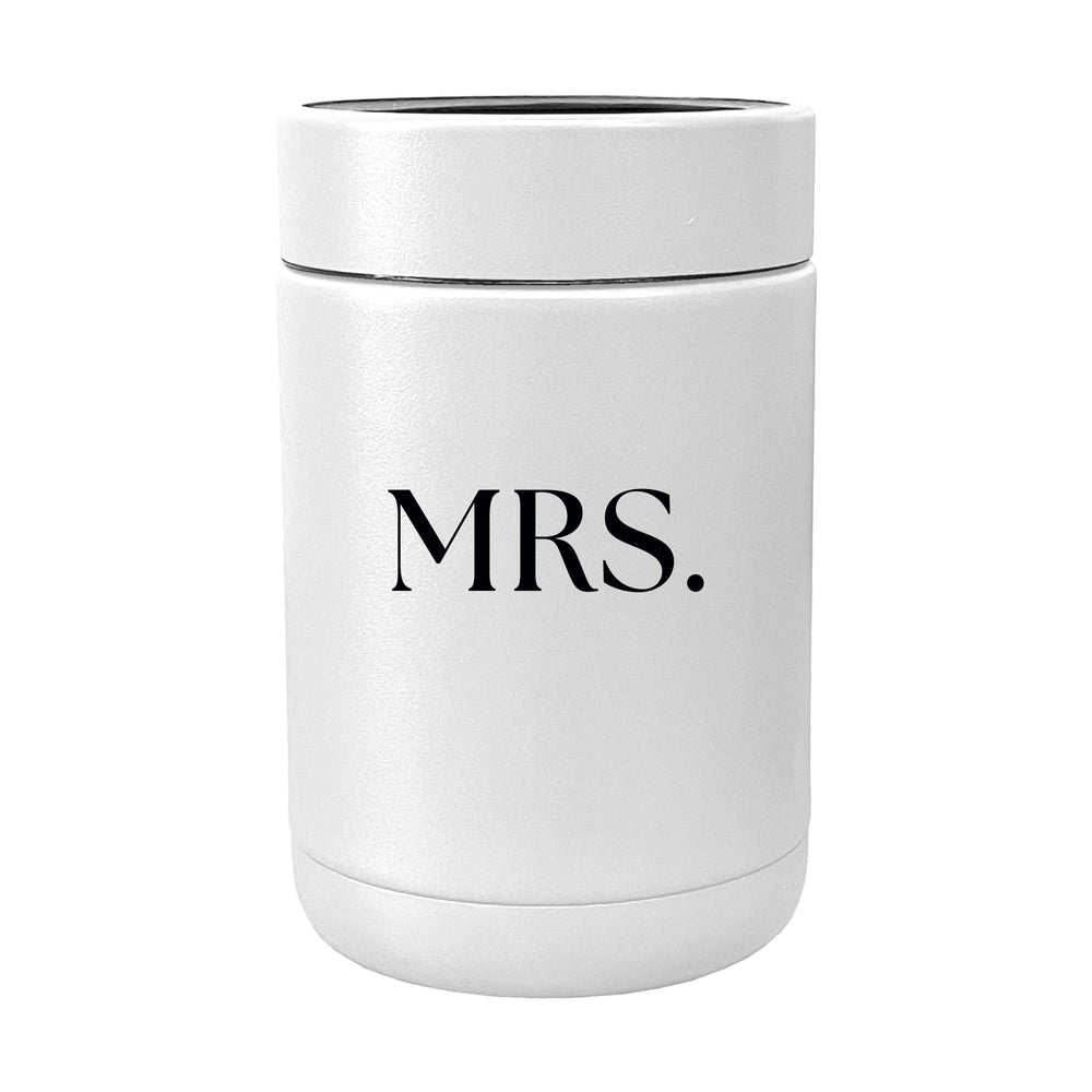 Wedding Collection Standard Font Mrs. Powder Coat Coolie - Logo Brands - Flyclothing LLC
