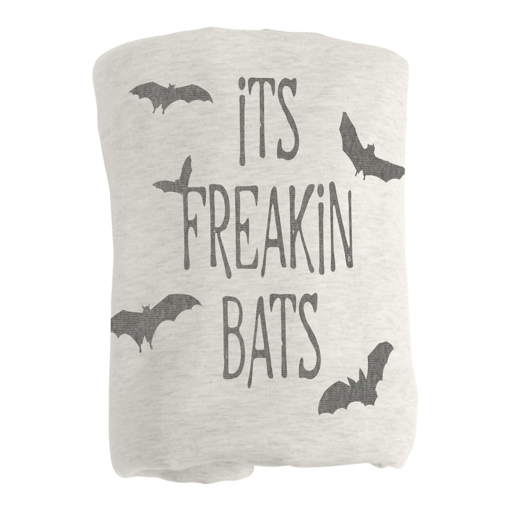 Halloween Sublimated Its Freaking Bats Sweatshirt Blanket - Logo Brands - Flyclothing LLC